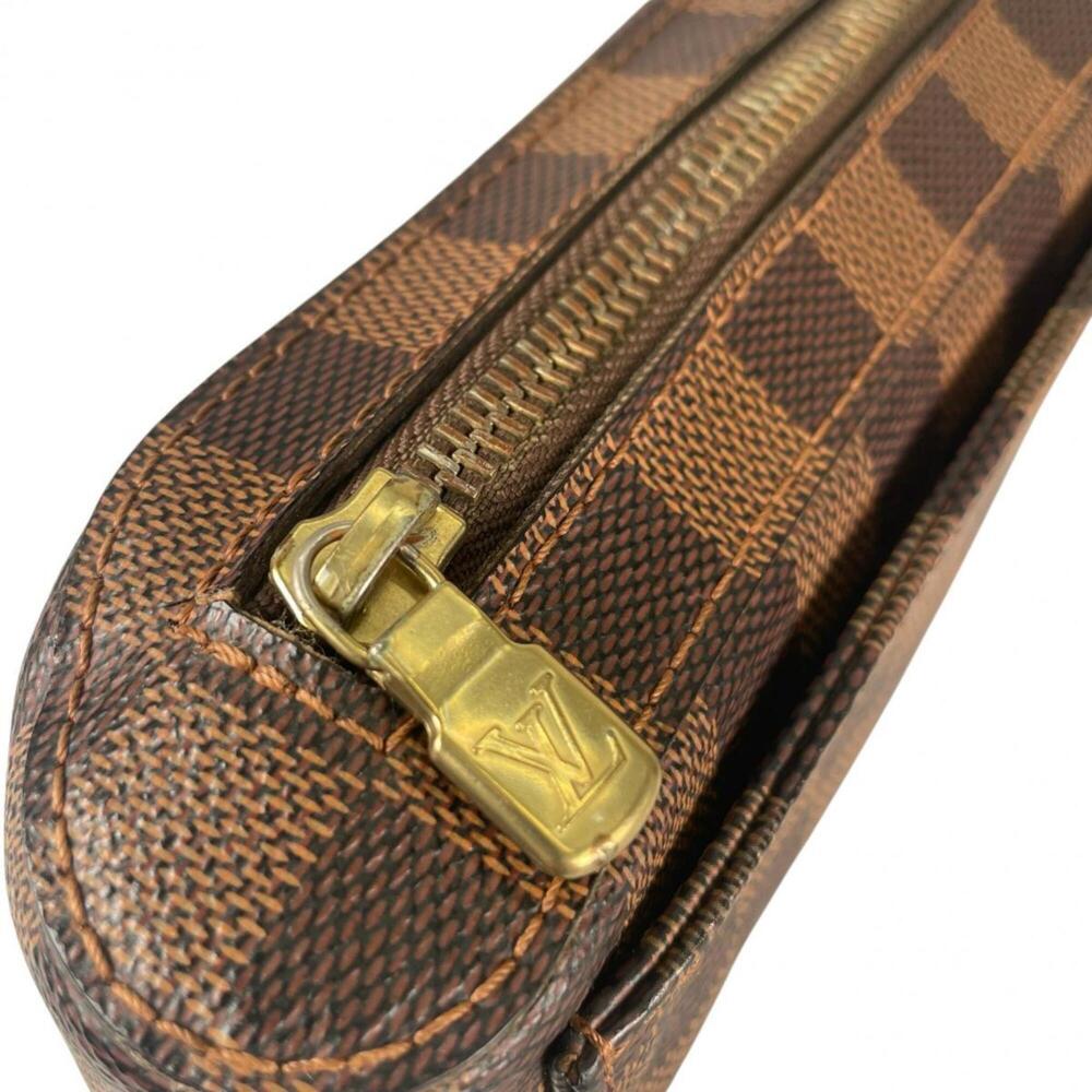 LOUIS VUITTON Authentic Brown Damier Canvas Hobo Bag - Picture 14 of 16